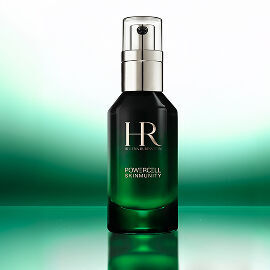 Frasco verde de serum Helena Rubinstein Powercell.