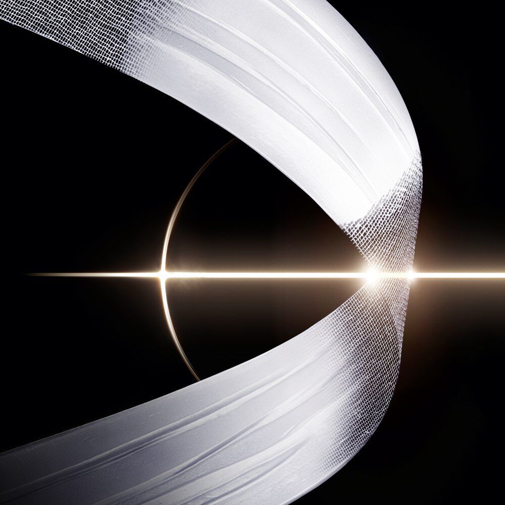 Duo de cuidado de la piel de lujo Helena Rubinstein Replasty Age Recovery, con los tarros de Cuidado de Noche Reparador de Ojos y Crema Facial envueltos en texturas iconicas de vendaje, destacando la reparacion nocturna de grado profesional.