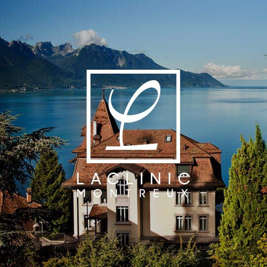 Laclinic Montreux, la prestigiosa clinica asociada con el avanzado cuidado de la piel REPLASTY de Helena Rubinstein.